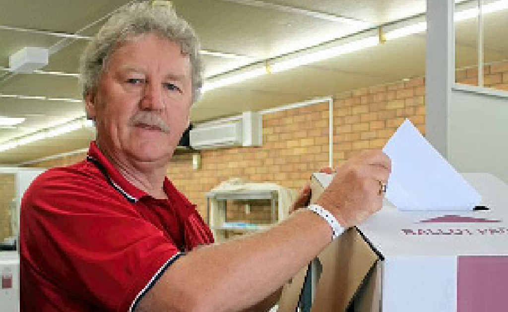Garry Adcock, ECQ returning officer. Garry Adcock, ECQ returning officer.